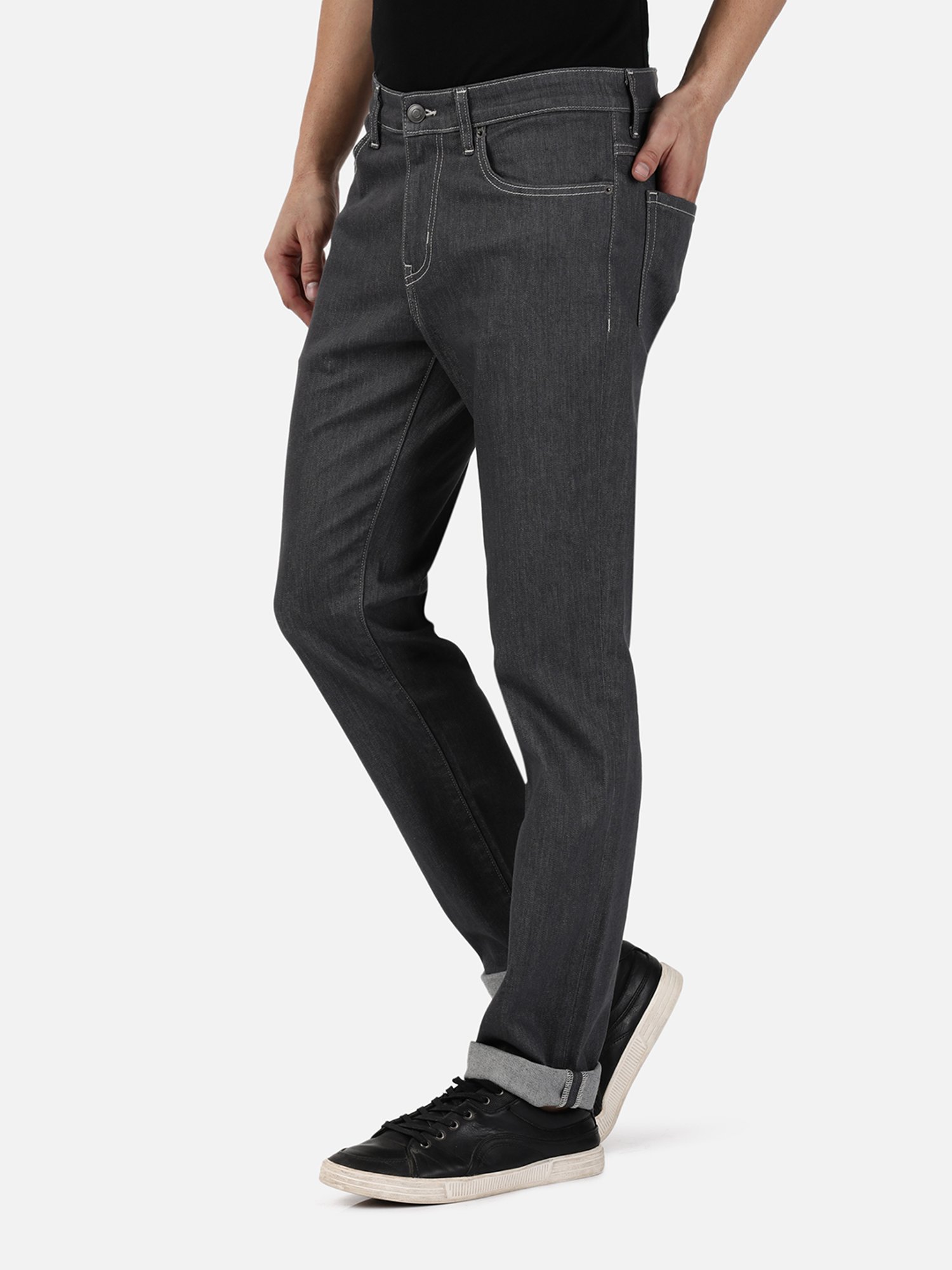 Passion Grey Lightly Washed Jeans