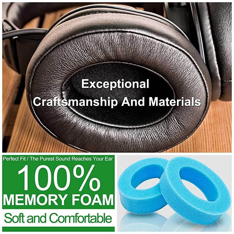 Ear Pads Compatible with ATHM50x M50 M40 Arctis 7 Arctis Pro ATHWS1100iS HD280 Pro SRH 440 MDR7506 V6 Headphone
