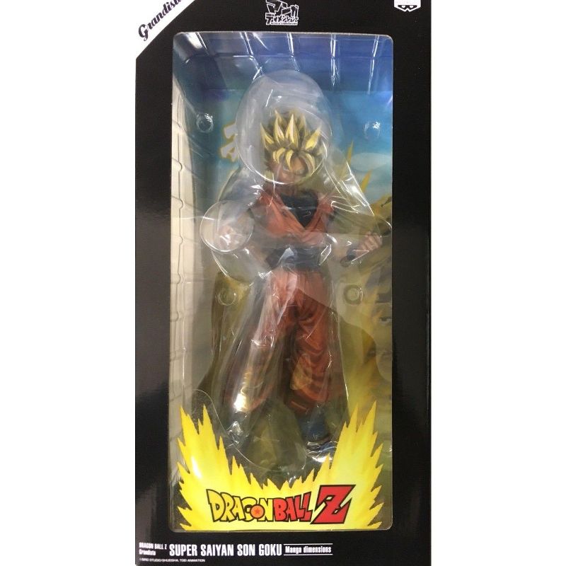 Banpresto Dragon Ball Z Manga Dimensions Super Saiyan Son Goku Figure Statue
