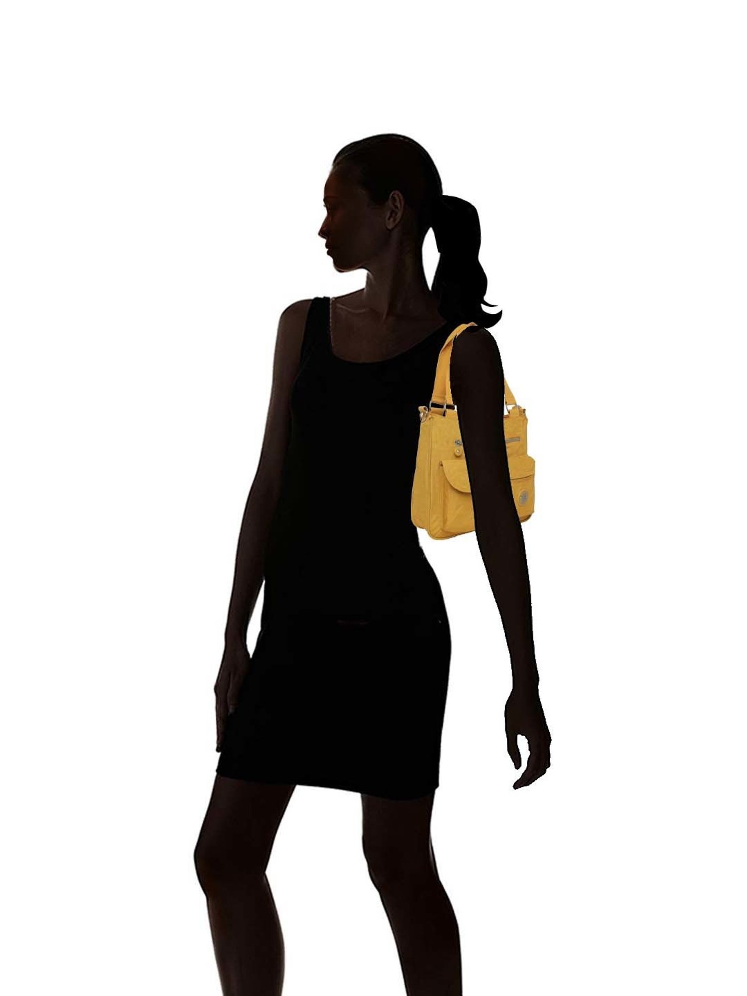 Baomi Yellow Solid Medium Shoulder Bag