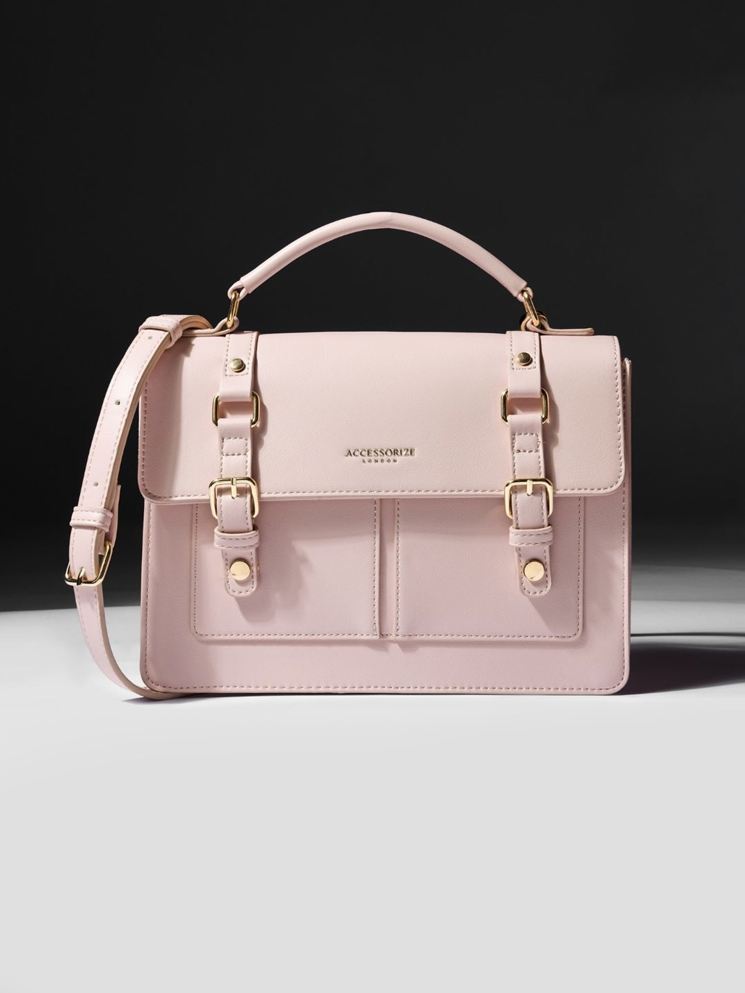Accessorize London Pale Blush Rookie Satchel Handbag