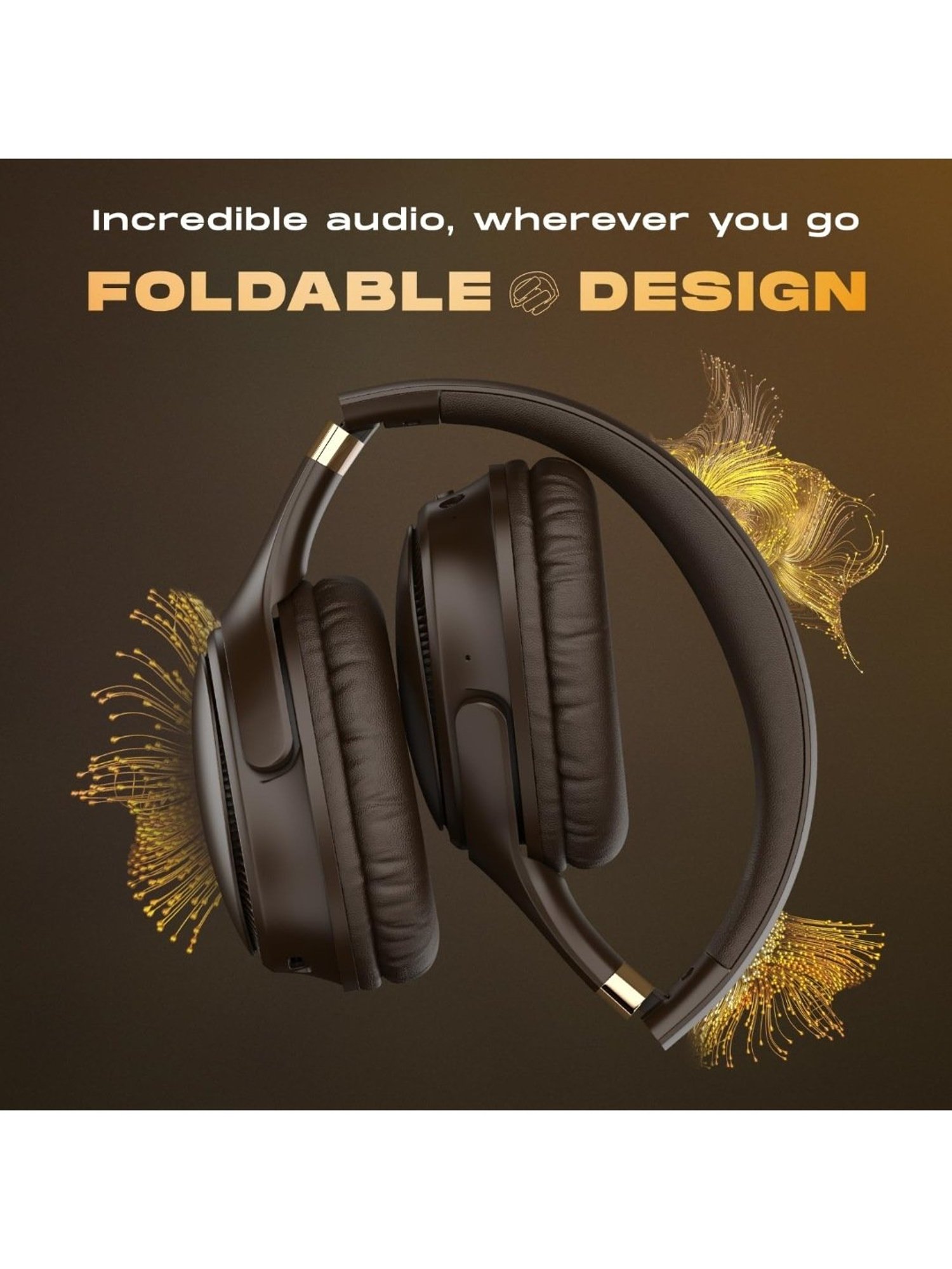 Major IV On Ear Wireless Bluetooth Headphone with Microphone (Black, True Wireless)