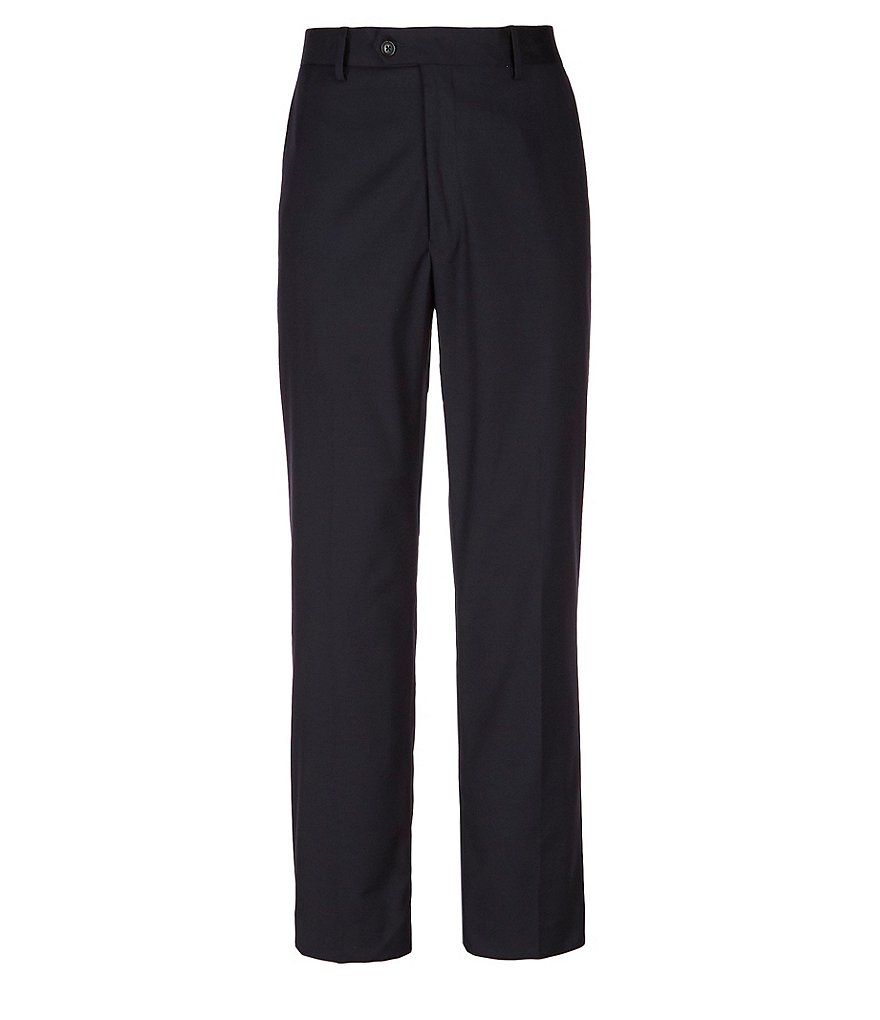 Daniel Cremieux Signature Solid Classic-Fit Flat-Front Dress Pants