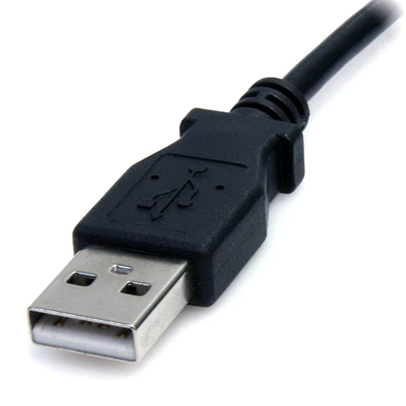 com 2m USB to Type M Barrel Cable - USB to 5.5mm 5V DC Cable - USB to Barrel Jack 5V DC Plug (USB2TYPEM2M) Black