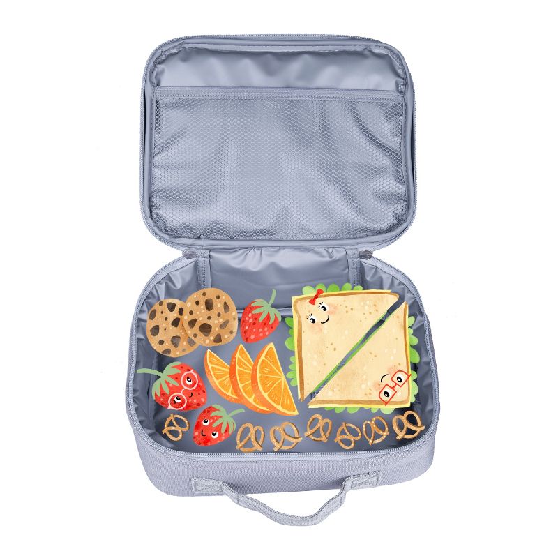 Butterfly Garden Blue Lunch Box