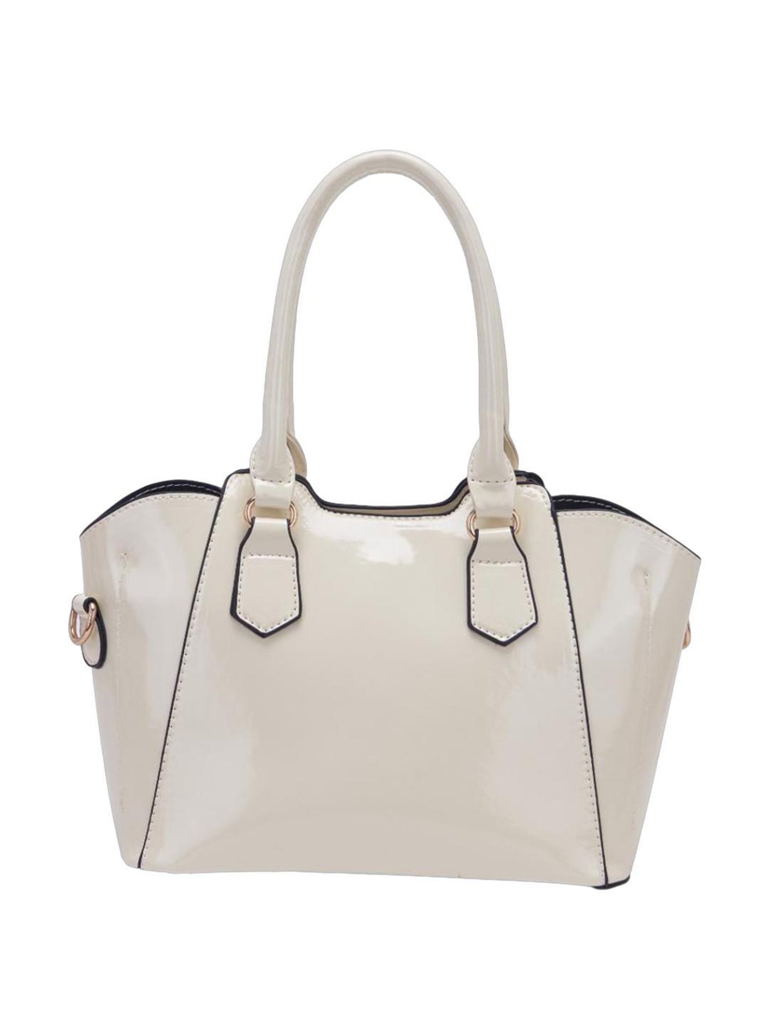 Pierre Cardin Beige Textured Satchel Handbag