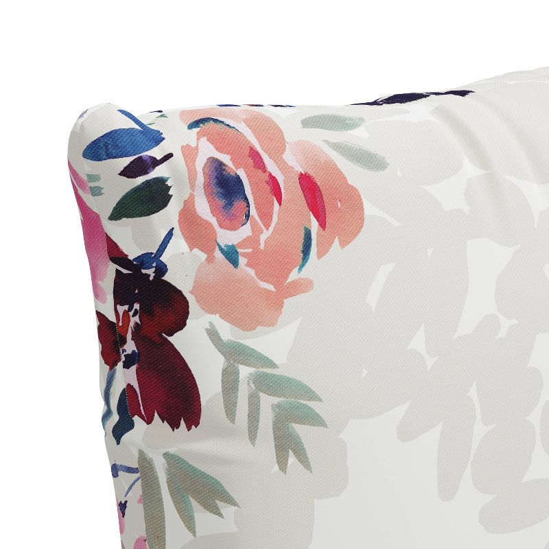 18" x 18" Outdoor Decorative Throw Pillow Bianca Floral - Skyline Furniture