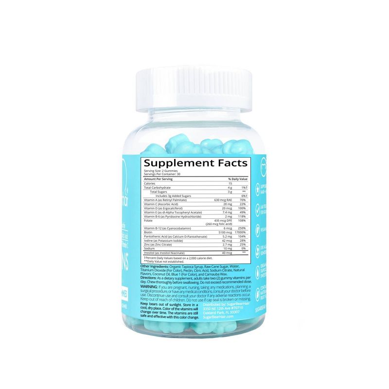 SugarBear Hair Vitamins - 60ct