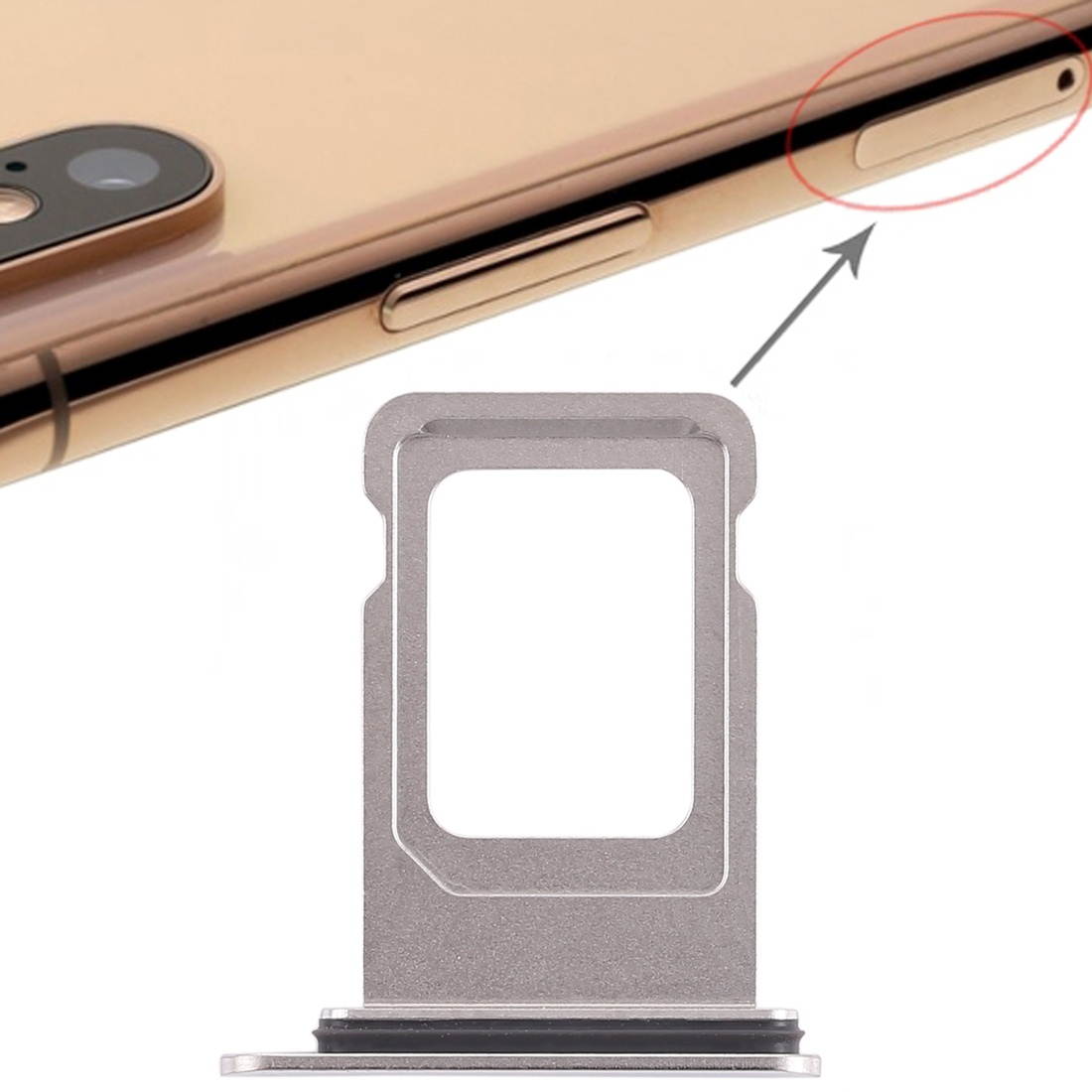 Double SIM Card Tray for iPhone XS Max
