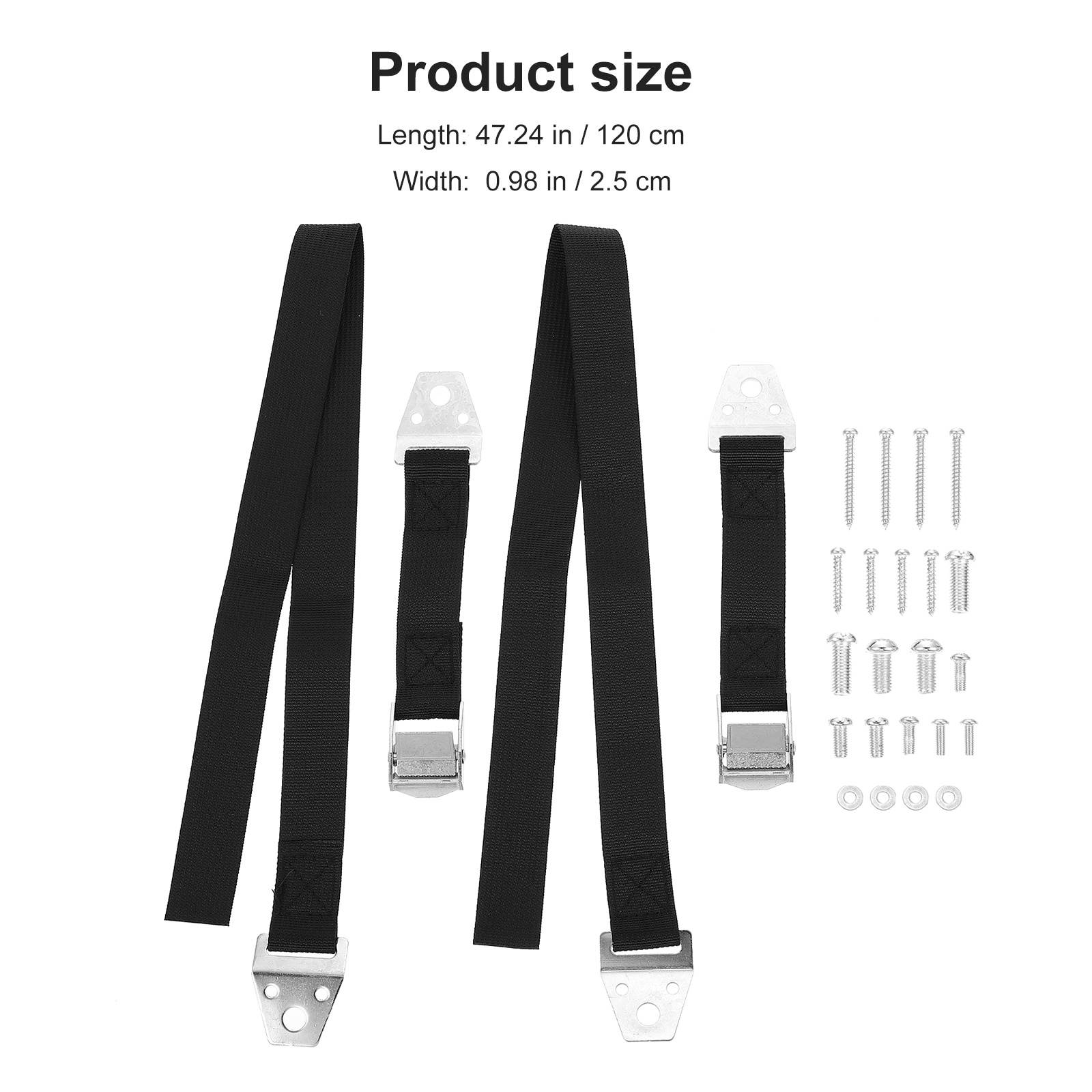 2pcs Resistant Baby Proof Furniture Strap Anti-Tip Strap for Dresser Furniture TV