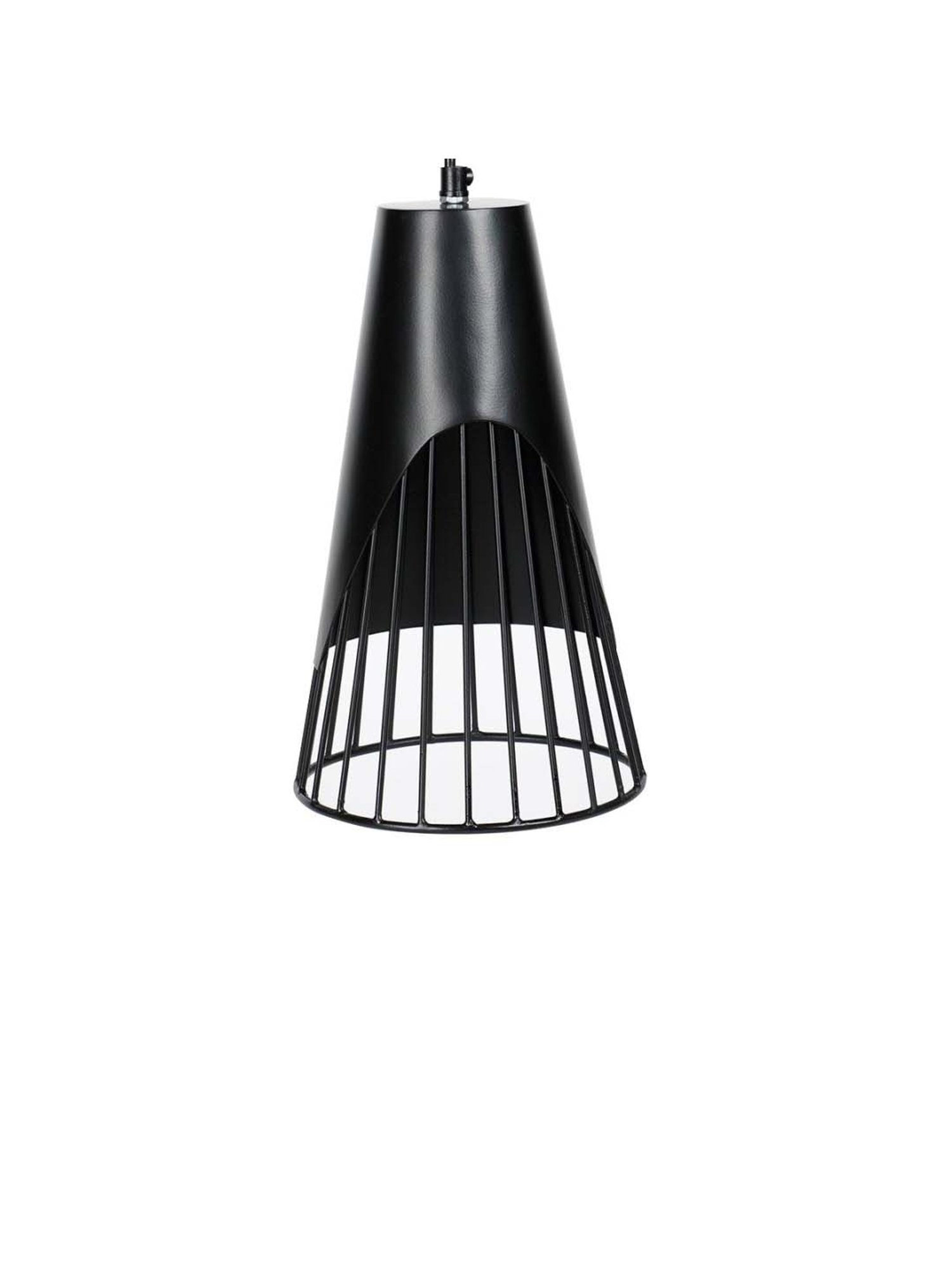 Home4U 'Ellen' Black Mild Steel Hanging Lamp - Set of 1