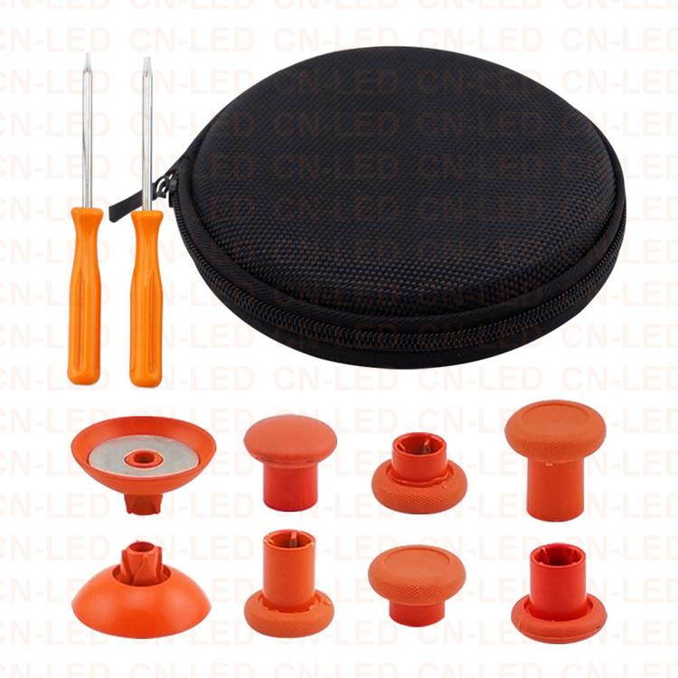 8 Pcs Replacement Swap Magnetic thumbsticks Fits for PS4 DualShock 4 Controller Xbox One Elite Controller Xbox One Controller - Amber