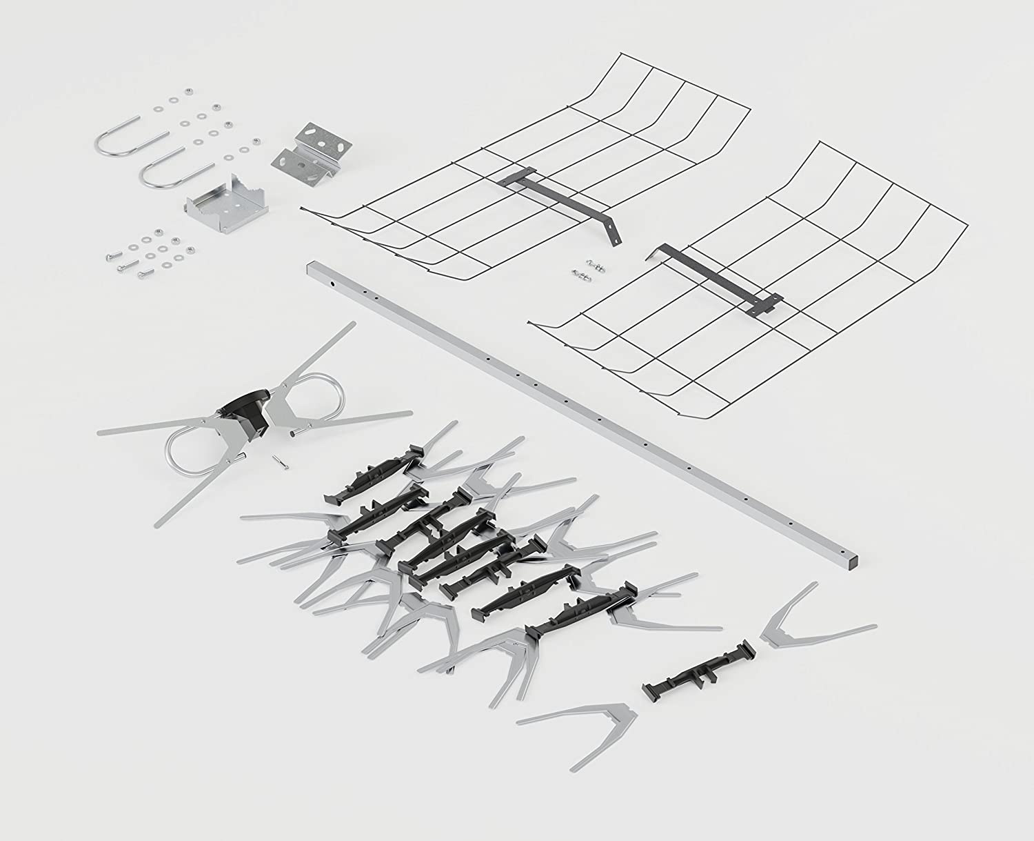Antenna TV Outdoor BAS X1142-P Short Lightweight Outdoor High Gain Long Range UHF-Band HDTV