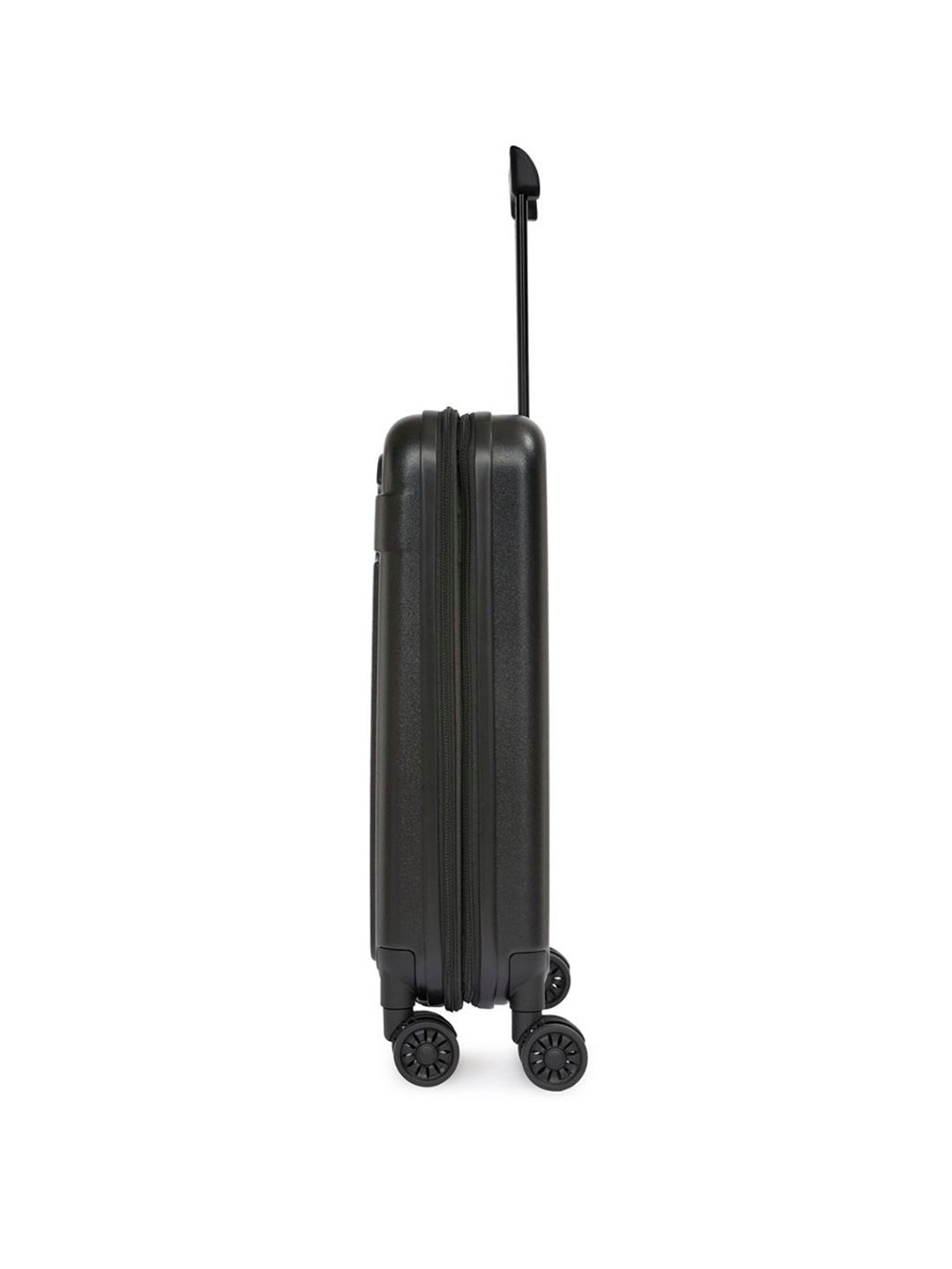 United Colors of Benetton Ryzen Black Solid Hard Cabin Trolley Bag - 55 Cms