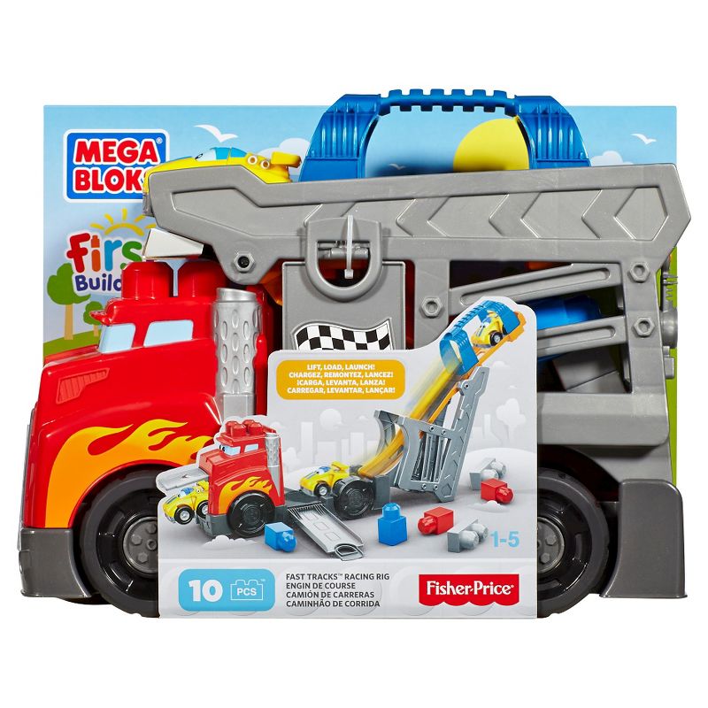 Mega Bloks First Builders Build & Race Rig Construction Set