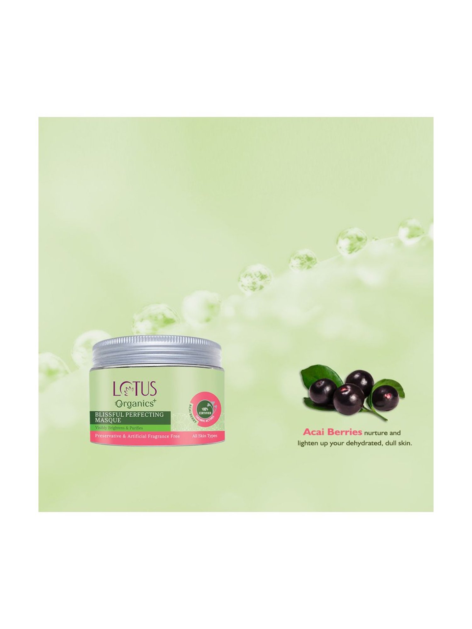 Lotus Organics+ Blissful Perfecting Mask - 50 gm