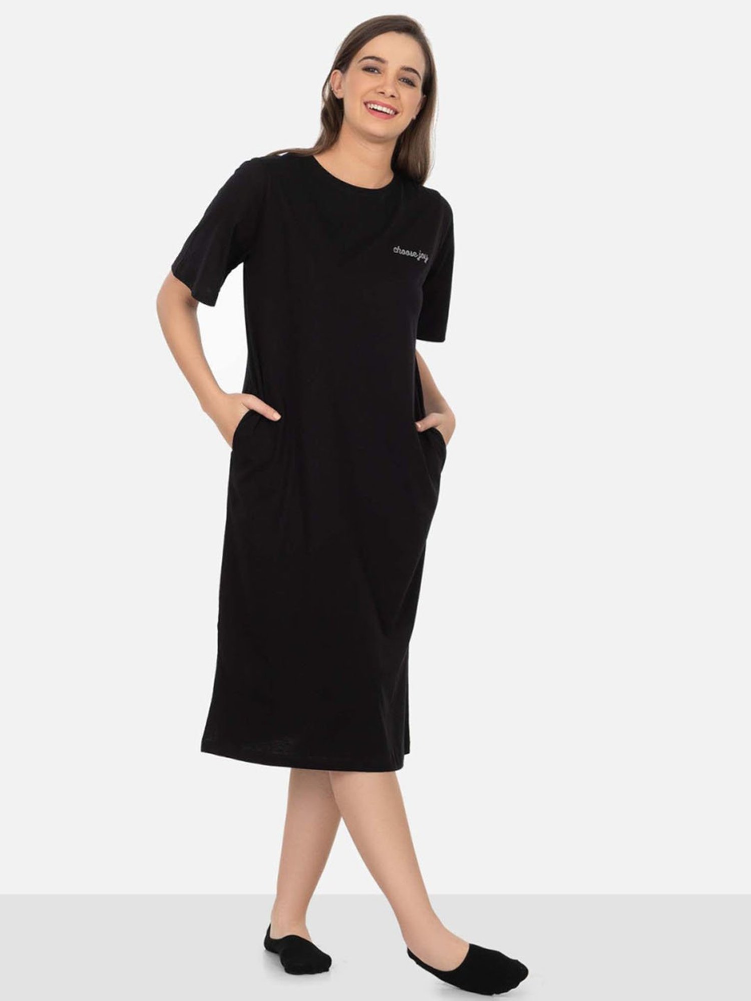 The Calm Collective Black Jesse Knit Dress