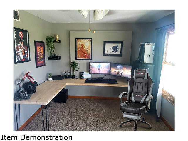 STARSPACE High Back 350lb Memory Foam Ergonomic Reclining Gaming Chair Metal Base - Adjustable Back Angle and Retractable Footrest Racing Executive Computer Desk Office Chair with Thick Padded Arms