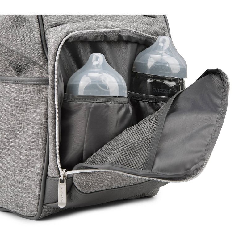 Bananafish Diaper Bag Solid - Light Gray Heather