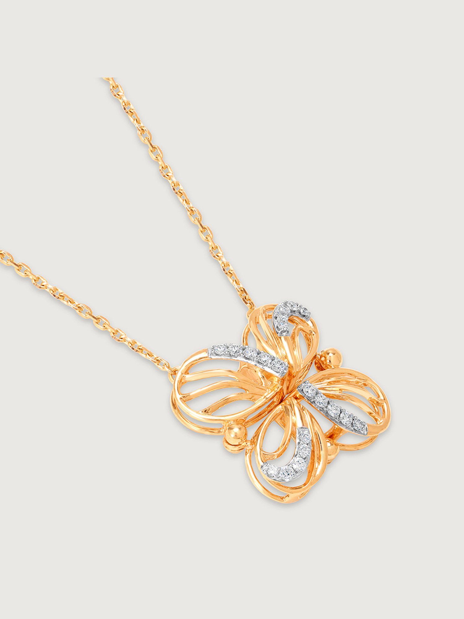 Mia by Tanishq Cupid's Lovecraft 14k Pure Gold & Diamond Modular Necklace for Women