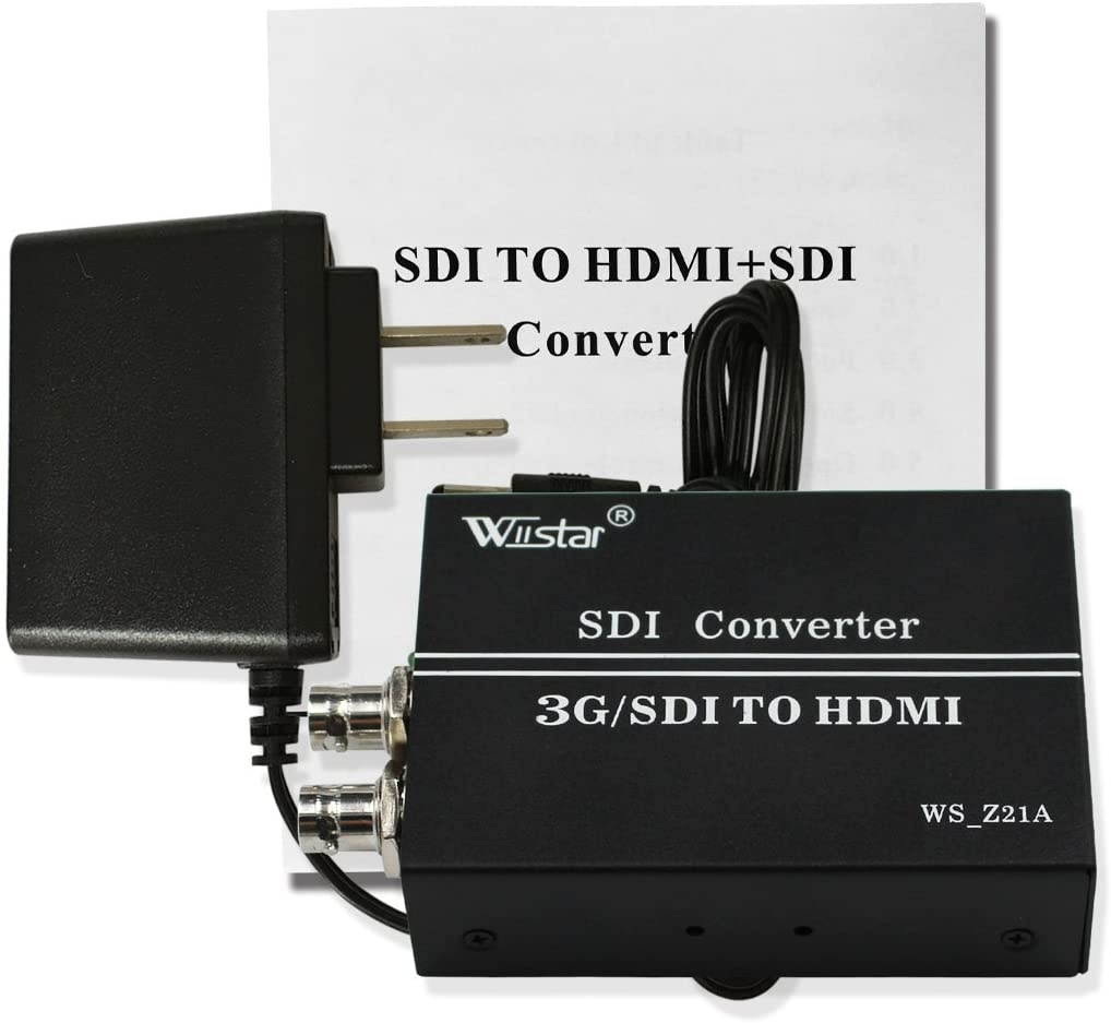 Wiistar 1080P 3G/SDI to HDMI SD/HD SDI-HDMI 3G-SDI Video Converter ODM Services 2 SDI Ports