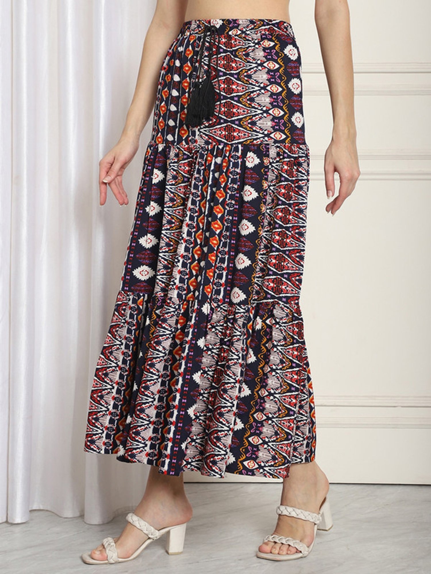 NEUDIS Multicolor Printed Skirt