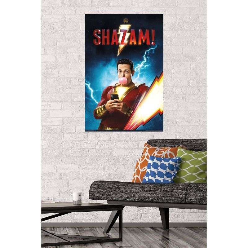 22.375" x 34" DC Comics Movie - Shazam - Chill Unframed Wall Poster Print - Trends International