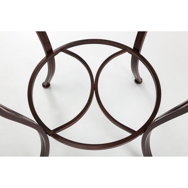 3pc Pub Dining Set Brown/Black - Boraam