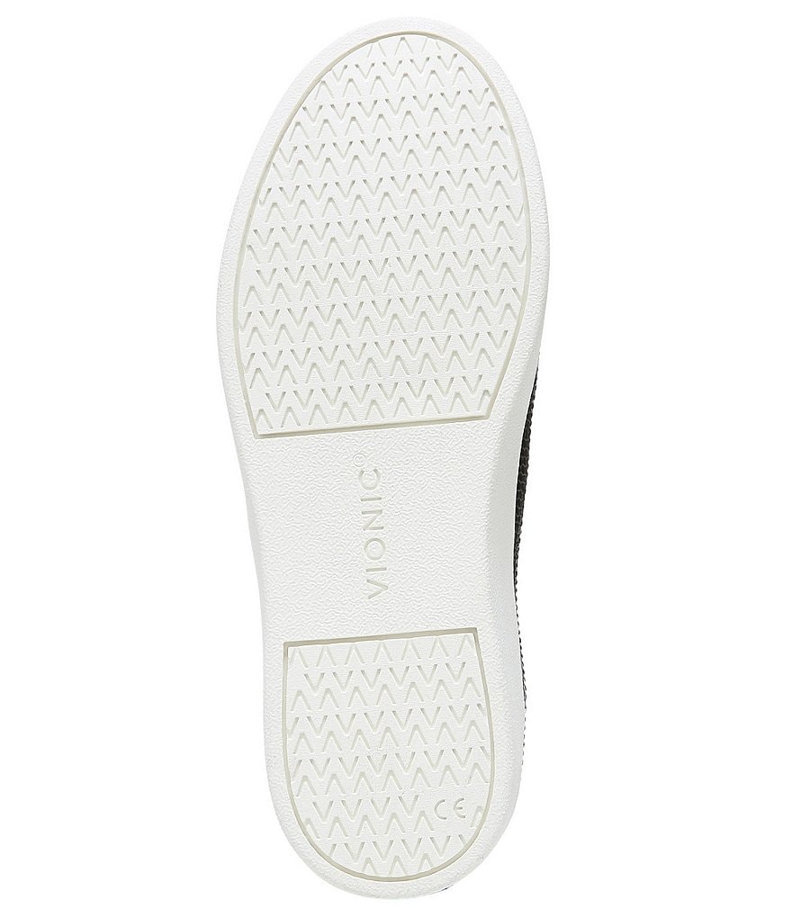 Vionic Zinah Leather Slip-On Sneakers