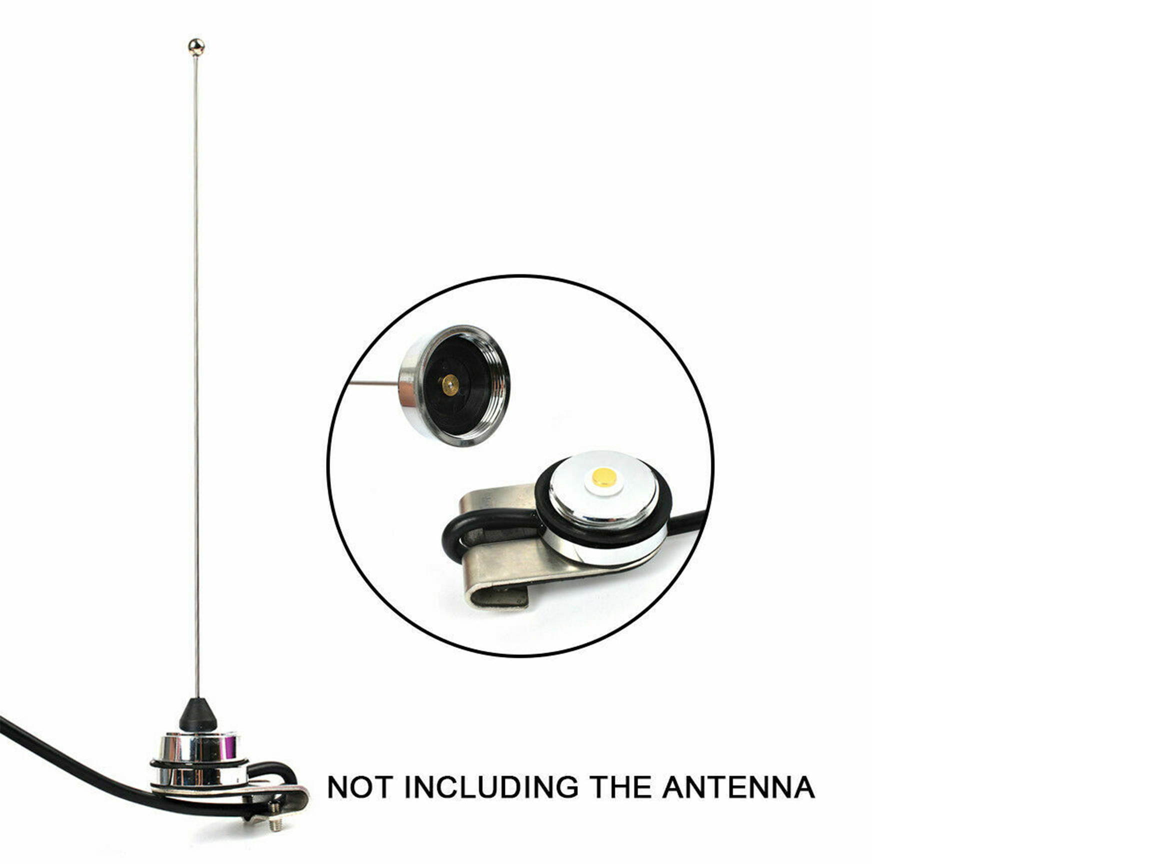 HYS NMO Antenna Mount PL-259 4M Cable For Car Mobile Radio UHF VHF NMO Antenna