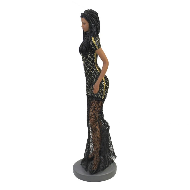 Black Art 9.25" Fierce Figurine Sister Friends Collection  -  Decorative Figurines