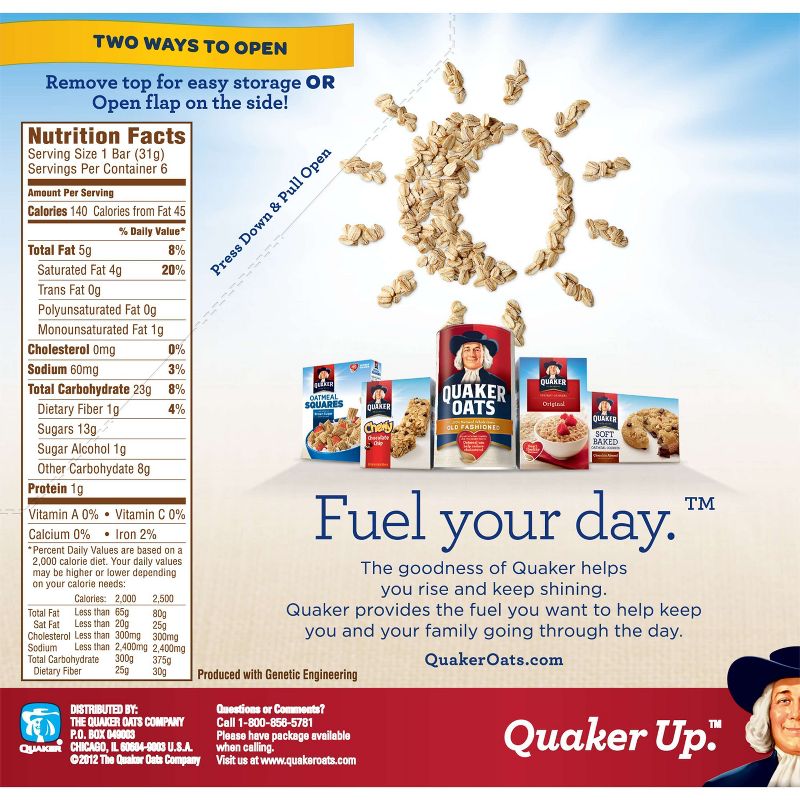 Quaker Chewy Dipps Chocolate Chip Granola Bars - 6ct