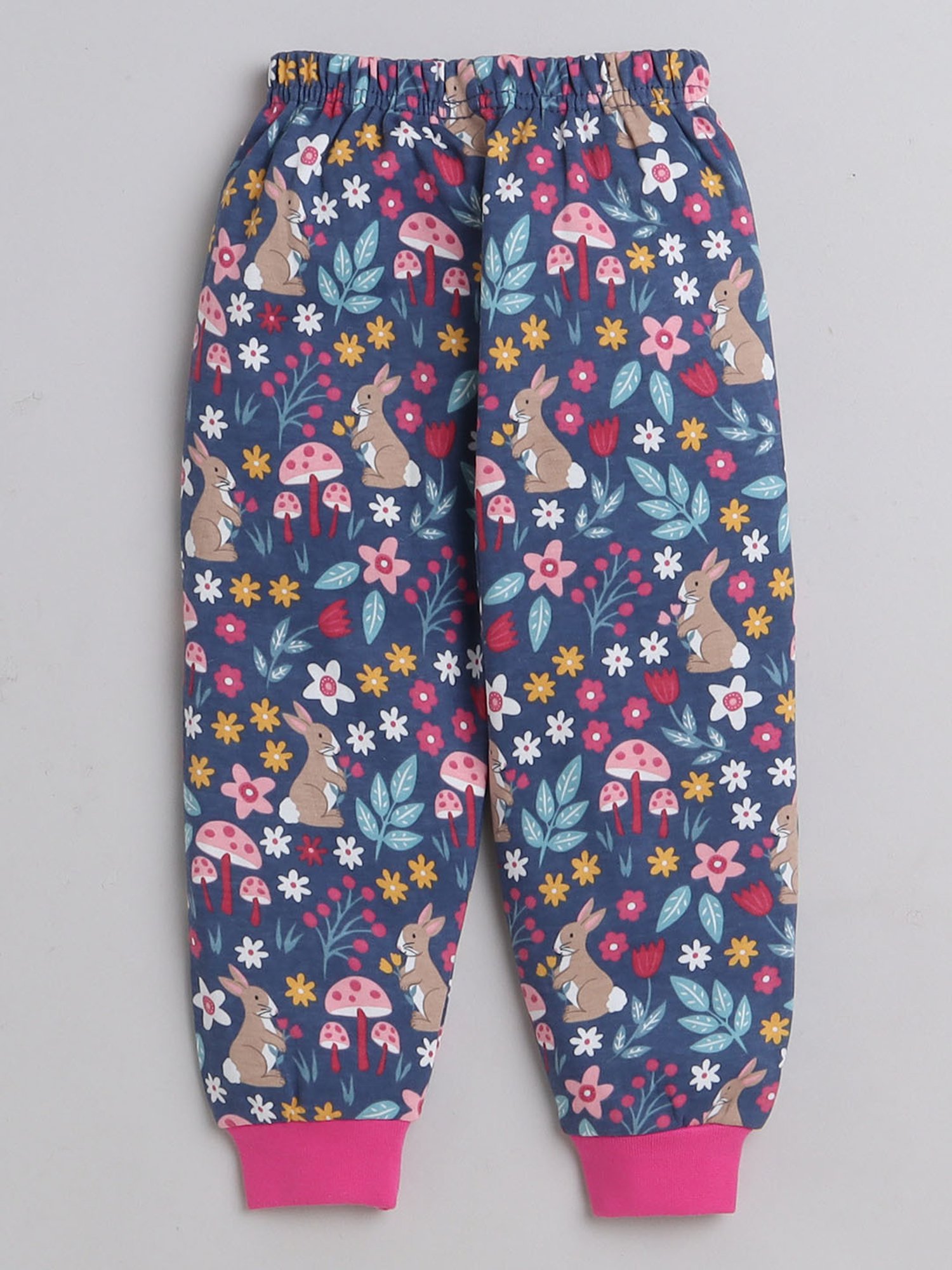 Bumzee Girls Multicolor Printed Pyjamas (Pack Of 4)