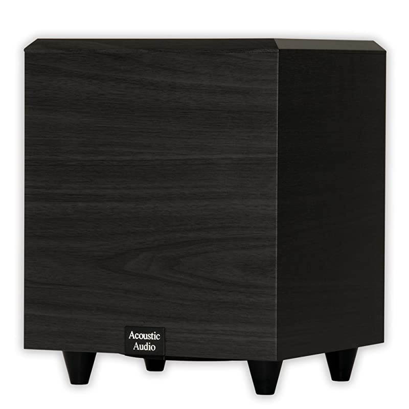 Audio PSW-6 Down Firing Powered Subwoofer (Black)