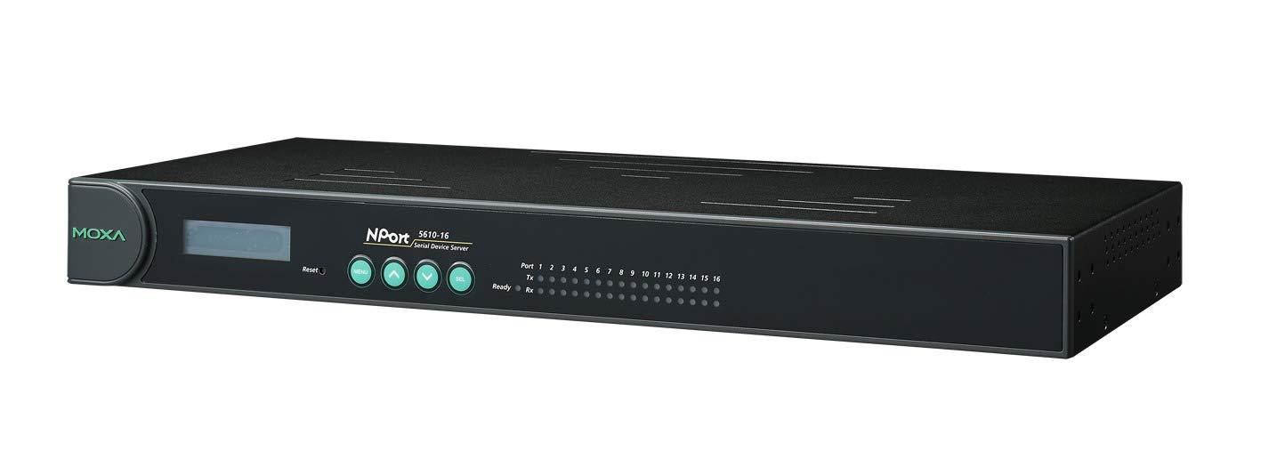 MOXA NPort 5610-16 - 16 Ports RS-232 Rack Mount Serial Device Server