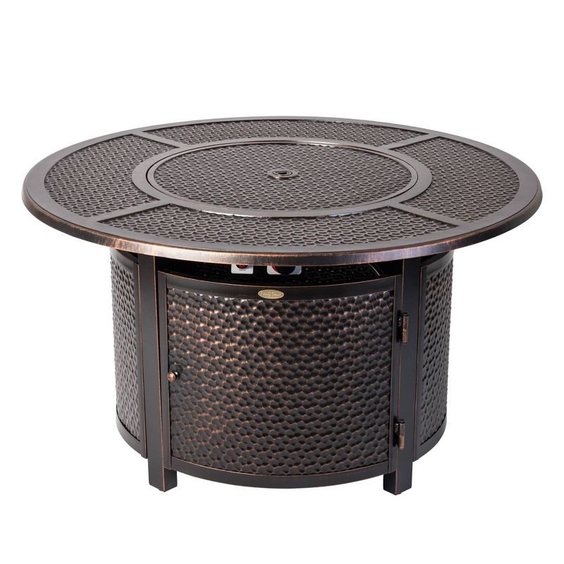 Briarwood Round Aluminum LPG Fire Pit - Fire Sense