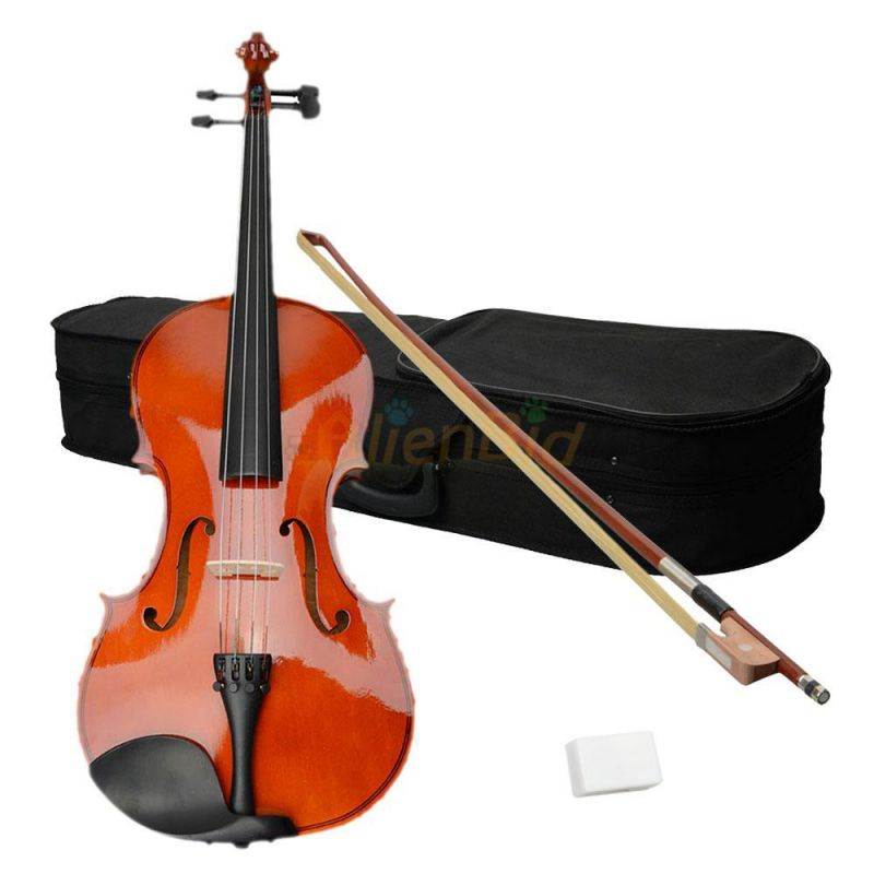 New School Band 16" Natural Practice Acoustic Viola + Case + Bow + Rosin