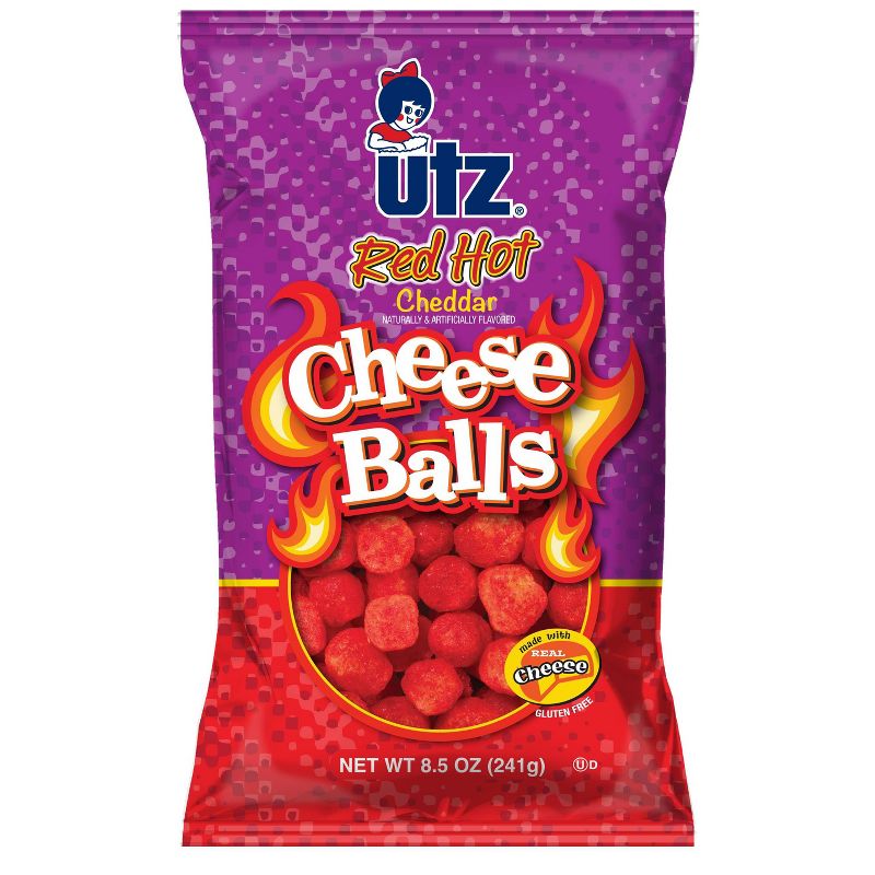 Utz Red Hot Cheese Balls - 8.5oz