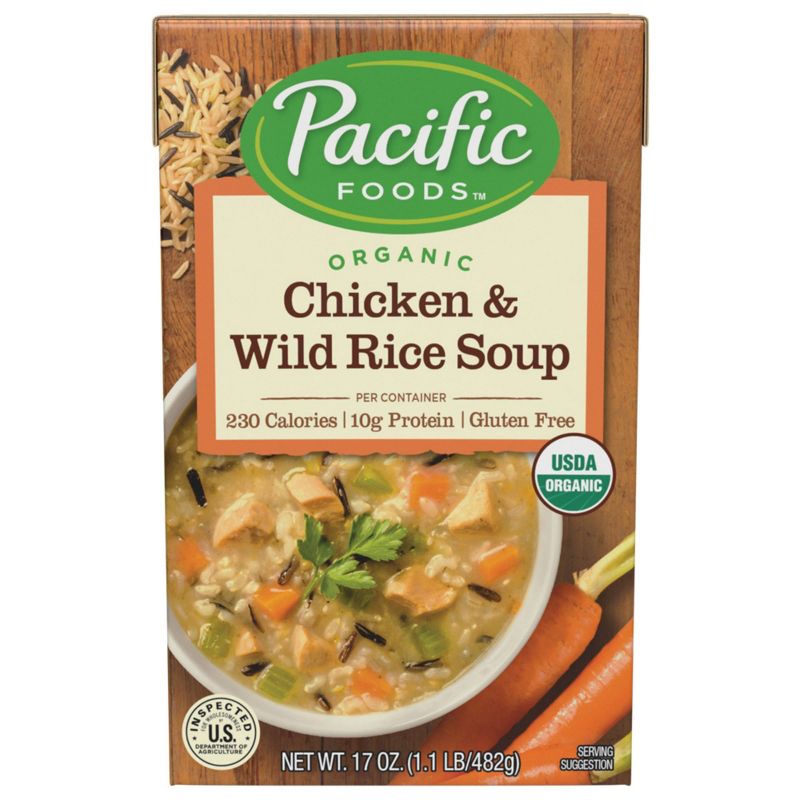 Pacific Foods Organic Chicken & Wild Rice Soup - 17oz