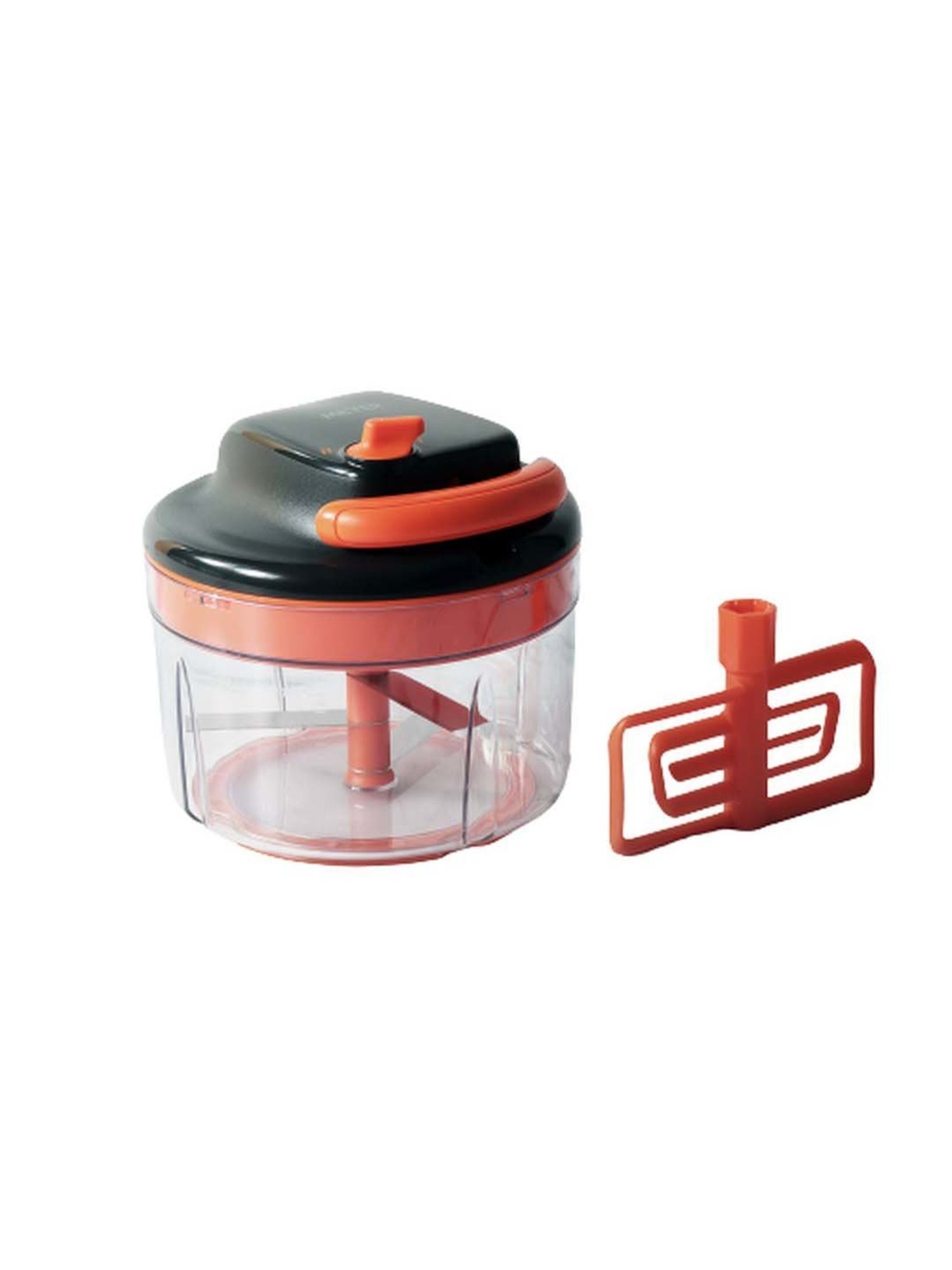Meyer Orange & Black Plastic 6 cm Speed Pulling Chopper (1.25 L)