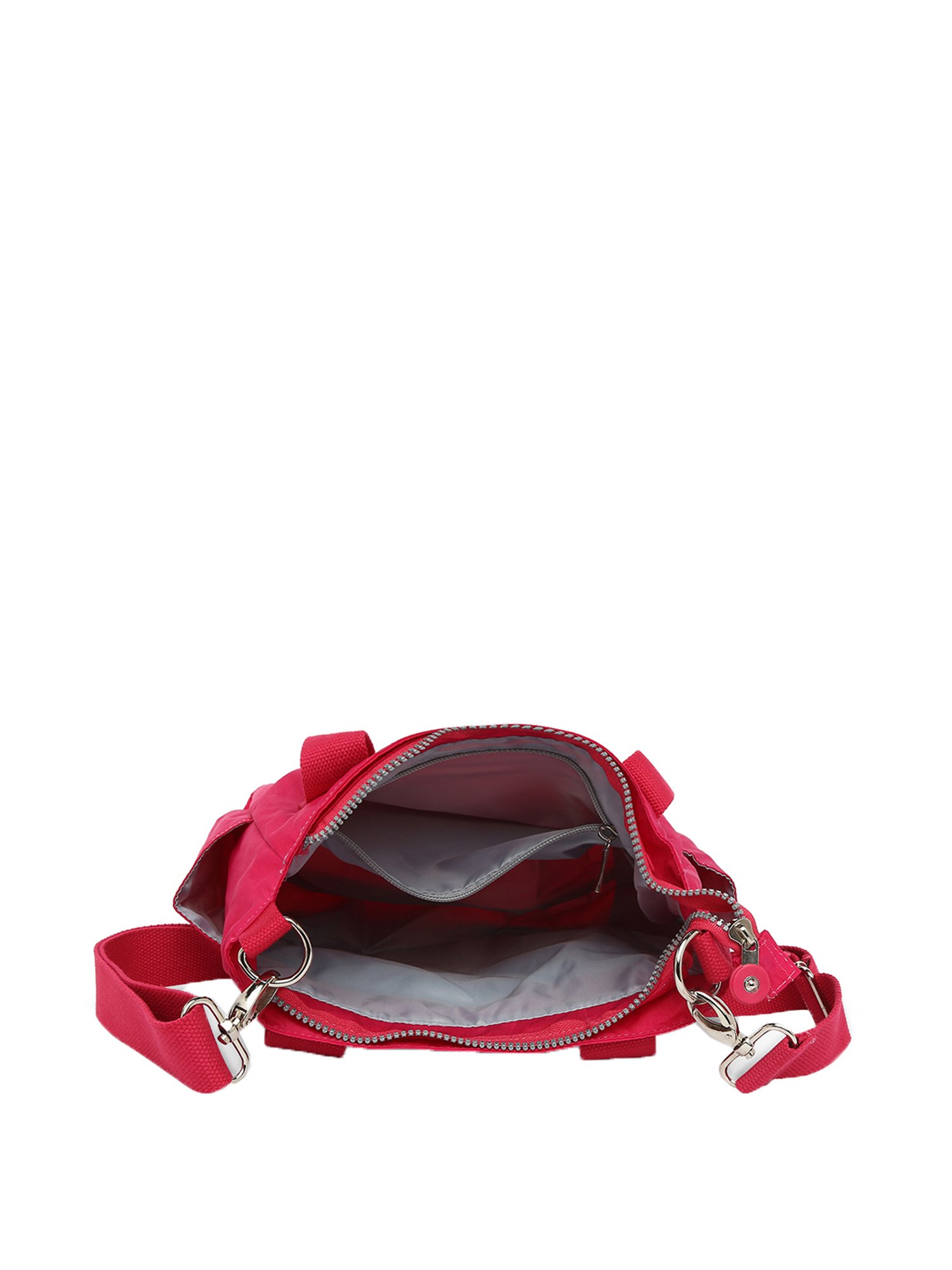 Baomi Pink Solid Medium Handbag