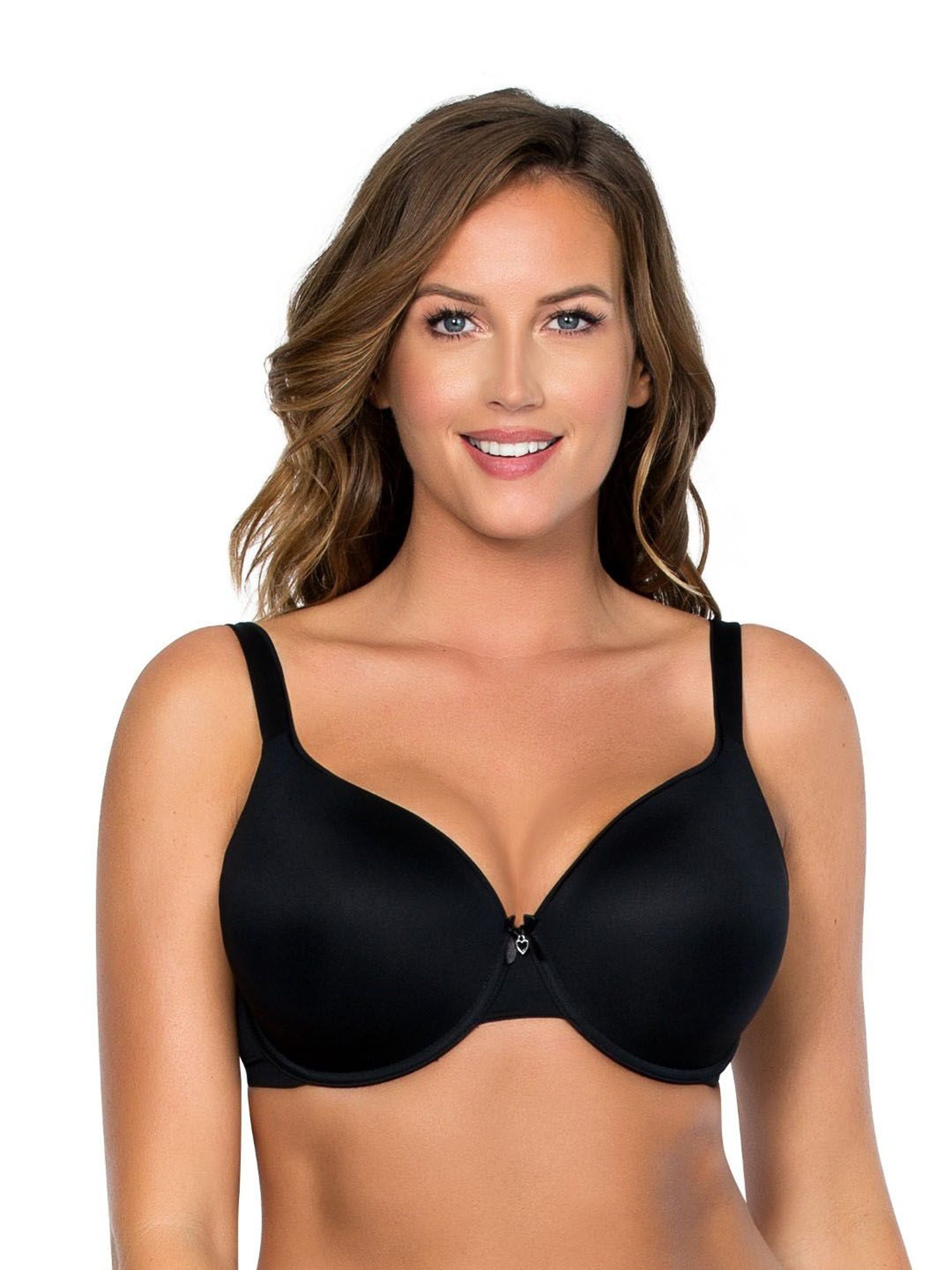 PARFAIT Black Under Wired Padded T-Shirt Bra