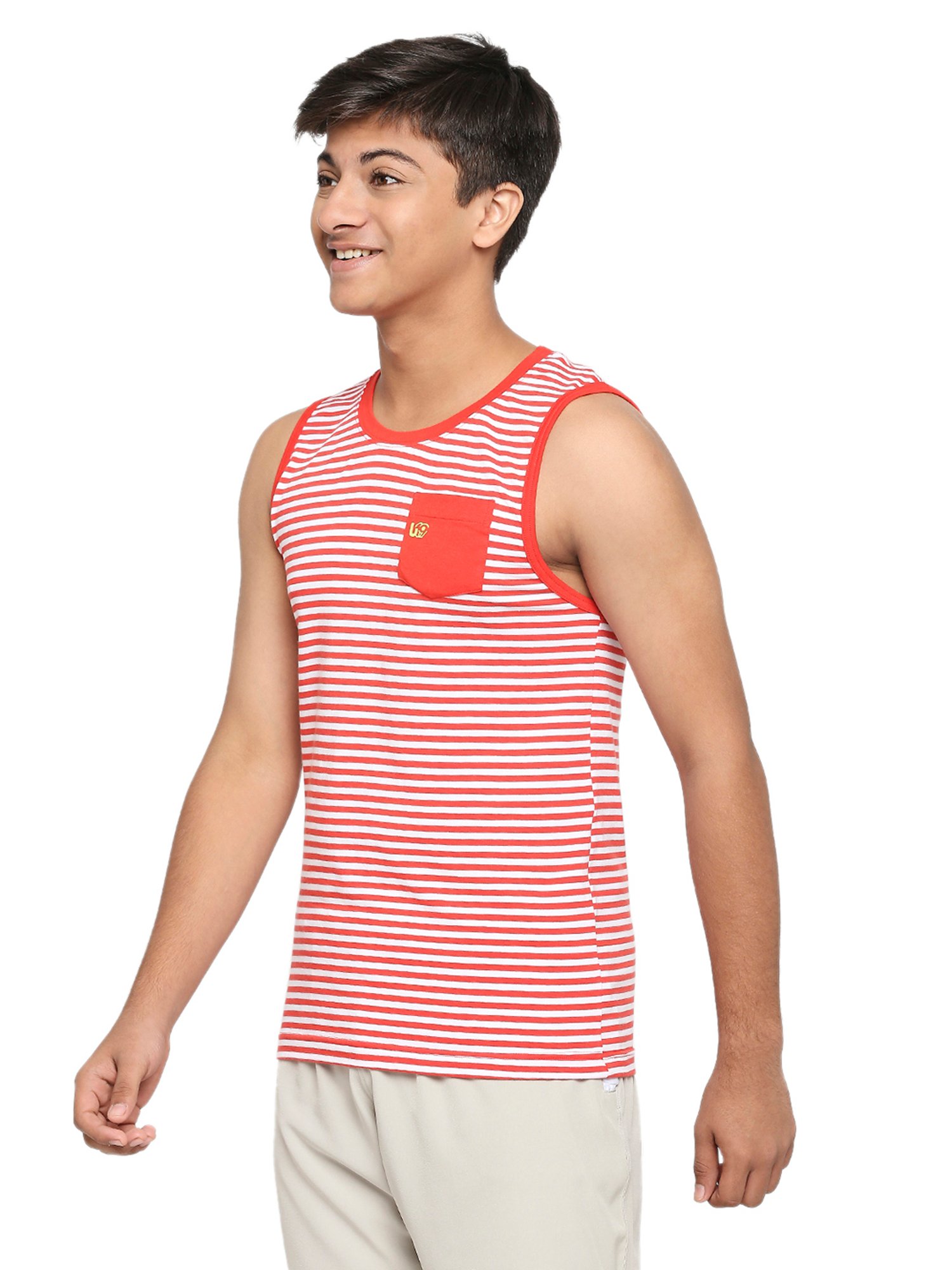 Dyca Boys Assorted Printed Vest (Pack Of 4)