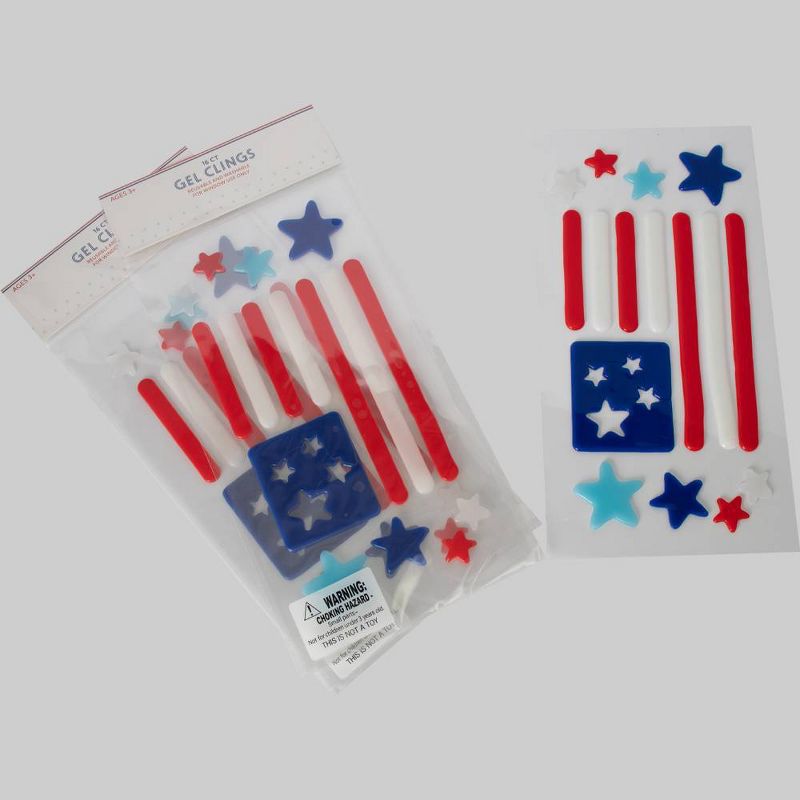 10ct Gel Cling 4th of July - Bullseye's Playground™