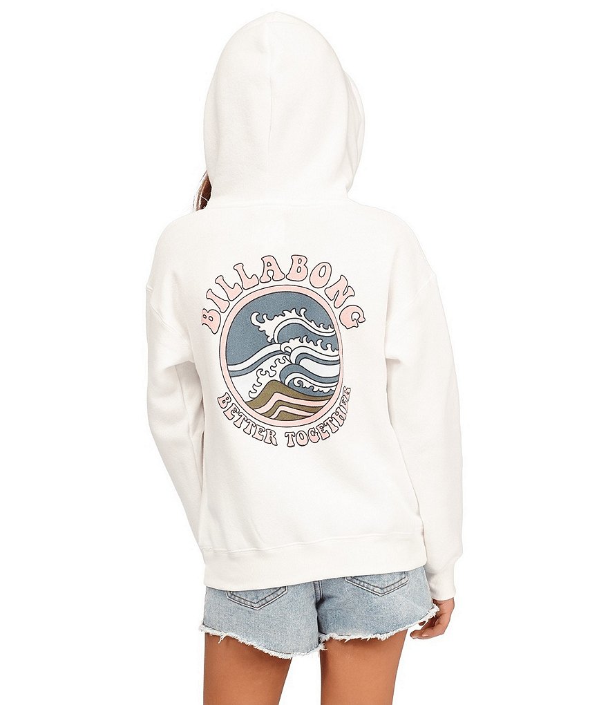 Billabong Little/Big Girls 5-14 Long Sleeve Better Together Hooded Sweatshirt