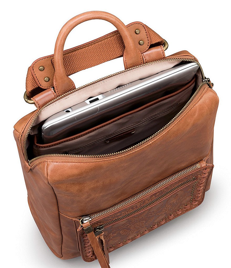 The Sak Loyola Floral Leather Convertible Backpack