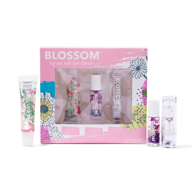 Blossom Lip Makeup Variety Pack - 3ct
