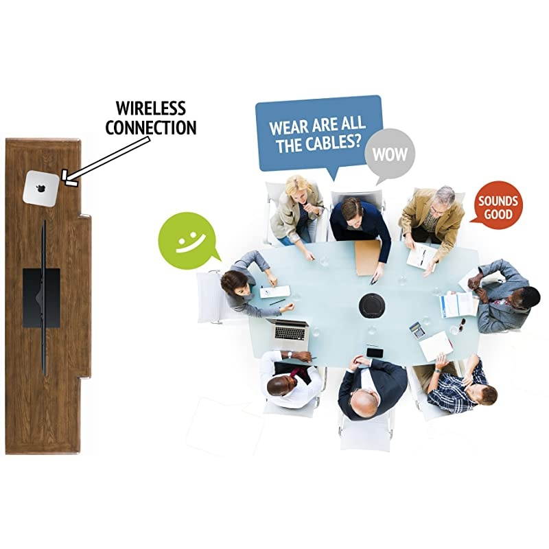 Black HuddlePod Air Wireless USB Speakerphone