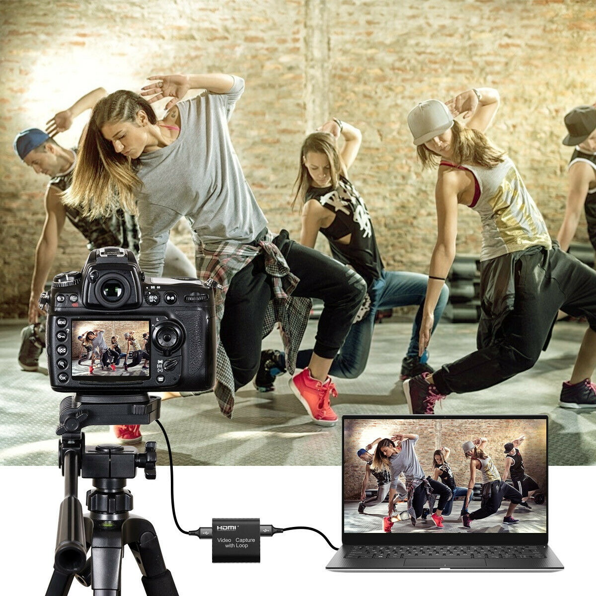 1080P HDMI Video Digtal Capture Card Recorder For Game/Video Live Streaming New