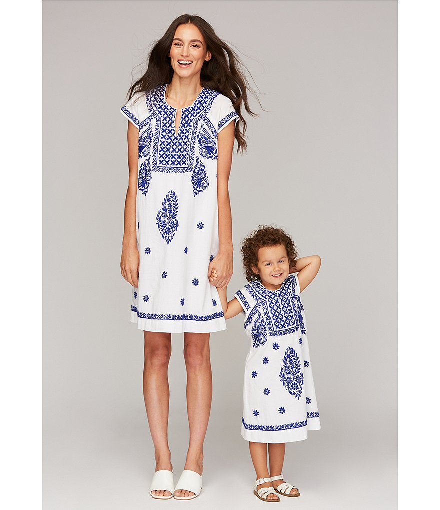 Roller Rabbit Mommy & Me Matching Baby Girls 12-24 Months Faith A-Line Dress